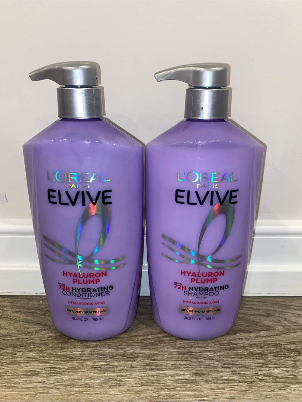 L'Oreal Elvive Hyaluron Plump Shampoo & Conditioner Set - Purple